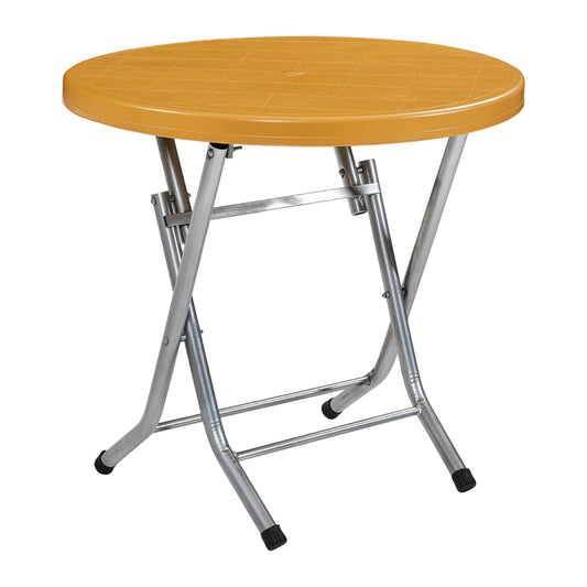 Paris Plastic Table Folding Metal Leg Q80 cm Eco