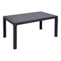 Rattan Masa Camsız 90x150 cm Eko | Fabrikadanal.net