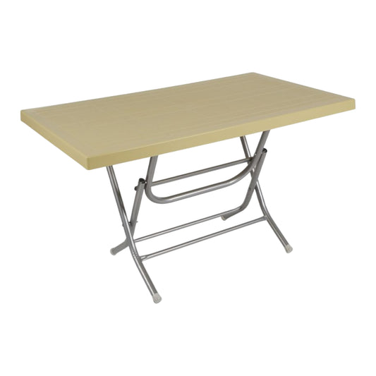 Ege Folding Metal Leg Table 70x120 cm Original White