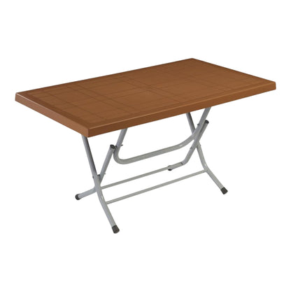 Ege Folding Metal Leg Table 70x120 cm Original White