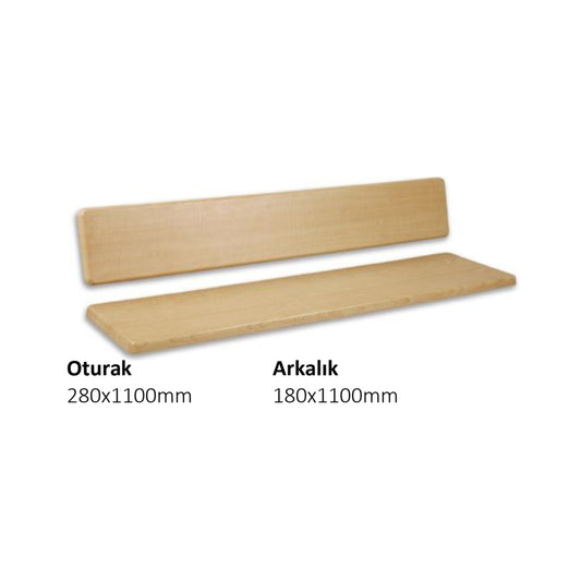 Row Bench Seat Backrest Set