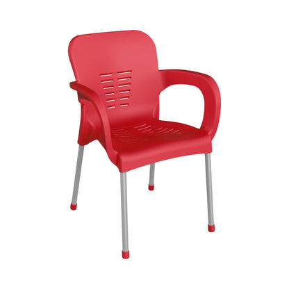 Tuana Plastic Chair with Metal Legs Original | Fabrikadanal.net