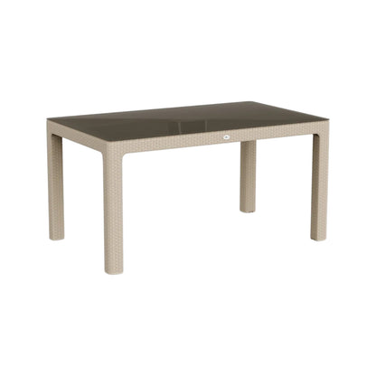 Valens 90x150 Camlı Masa | 38 Kg Orijinal | Bahçe & Düğün Masası | Fabrikadanal.net